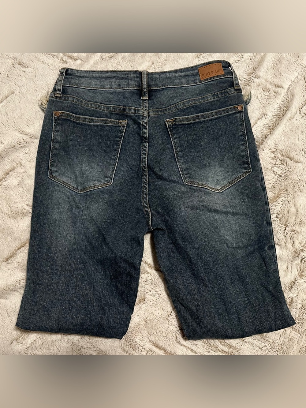 Judy Blue Shark Bite Hem Skinny Fit Jeans - Picture 12 of 16